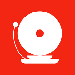 Fire Alarm Icon. Isolated illustration