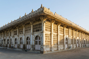 Fototapeta na wymiar Sarkhej Roza mosque in Ahmedabad, Gujarat