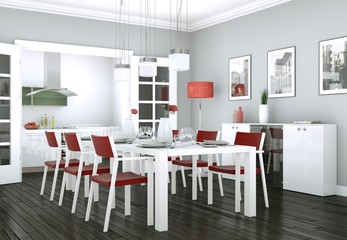 moderne Wohnung Interieur Design