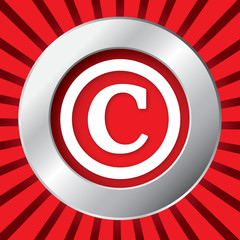 Fototapeta premium COPYRIGHT ICON