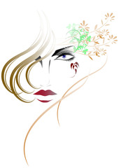 フェイス　女性