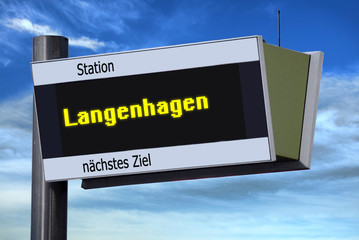 Anzeigetafel 6 - Langenhagen