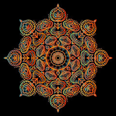 Mandala. Round Ornament Pattern