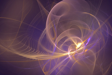 Curved Spacetime - Abstract Futuristic Background