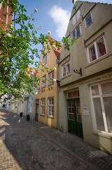 Fototapeta na wymiar Schnoor-Viertel in der Hansestadt Bremen, Deutschland