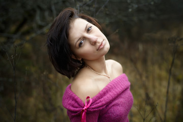 portrait of a beautiful women outdoors