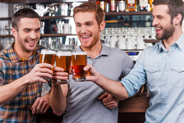Cheers to us!