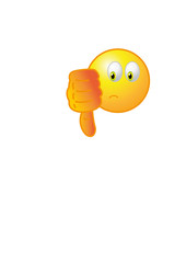 Smiley Daumen runter