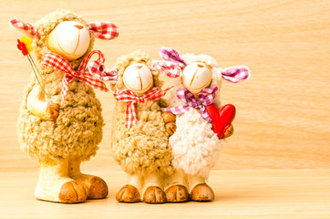 Family sheep doll