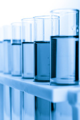 Lab tube test in laboratory