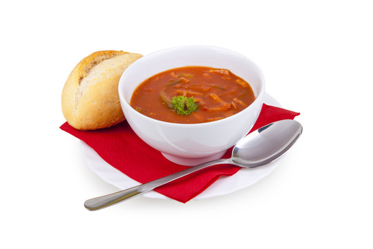 Solyanka Soup - soljanka Suppe