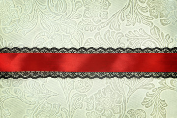 Decorative fabric background. Scrapbook, photobook concept