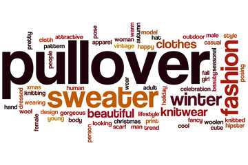 Pullover word cloud