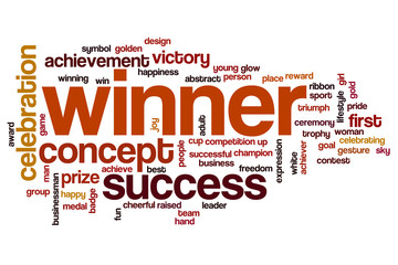 Winner word cloud