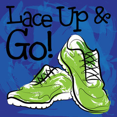 Lace Up Sneakers - 75850216