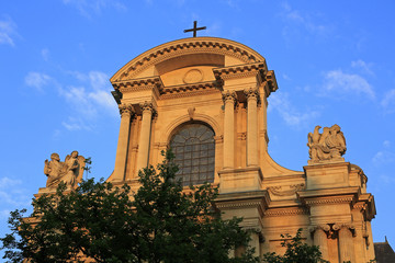 Fototapeta na wymiar Kirche Saint-Gervais-Saint-Protais in Paris