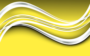 Abstract yellow background. Vector Illustration