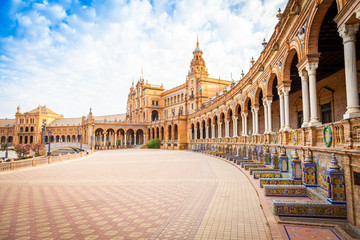 Fototapeta premium Seville Spain Square