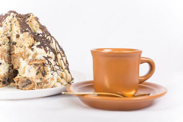 majolica coffee Cup