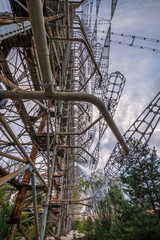 Duga-3 Soviet radar system in Chernobyl Zone of Alienation