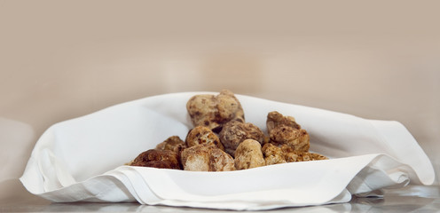 Italian white truffles