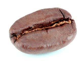 Coffee bean isolated on white background.