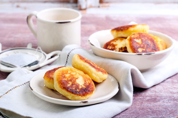 Cottage cheese pancakes