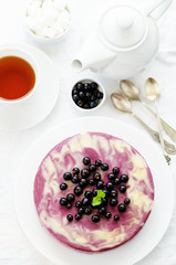black currant cheesecake