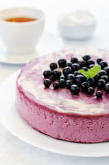 black currant cheesecake
