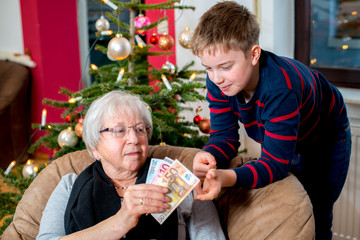 money- gift for grandson
