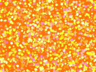 orange background with circles