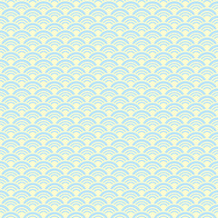 青海波　日本の伝統文様