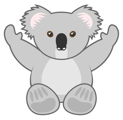Happy koala
