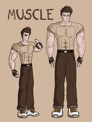 Muscle man