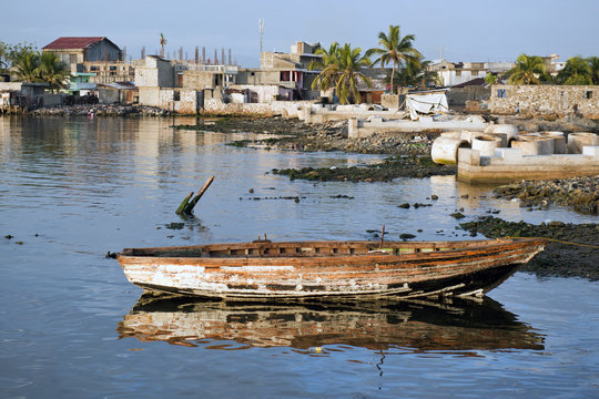 Fischerboot, Bucht von Cap Haitien, Haiti