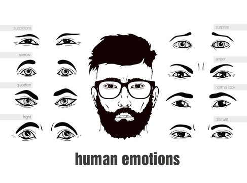 description of human emotions eyes