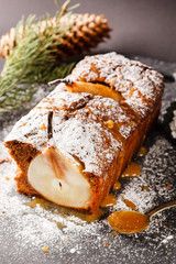 winter pear cake