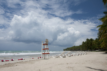 Einsamer Strand, Jacmel, Haiti