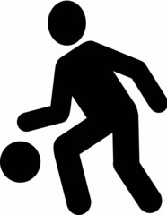 Basketball Pictogram Player