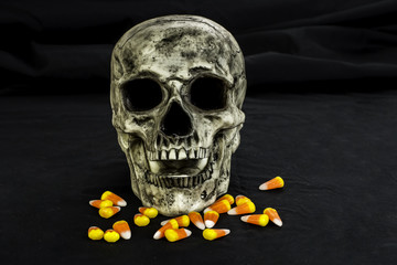 Skull and Candy Corn