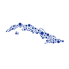 Cuba connectivity data map.