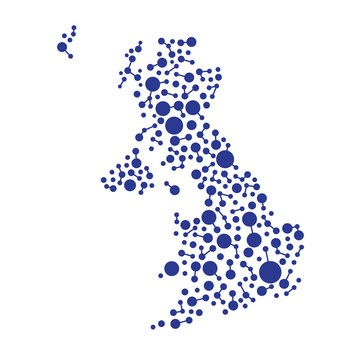 Great Britain Connectivity Data Map.