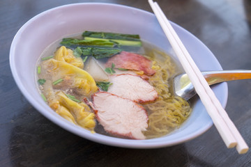 Thai noodle soup