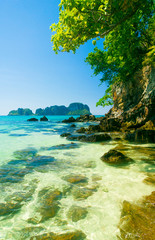 Fototapeta premium Remote Resort In Paradise Found