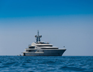 Fototapeta na wymiar Yacht Vacation Expensive Freedom