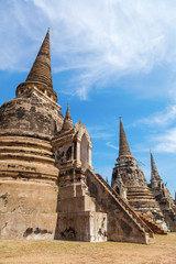 Wat Phra Si Sanphet in Ayutthaya, Thailand