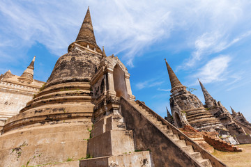 Fototapeta na wymiar Wat Phra Si Sanphet in Ayutthaya, Thailand