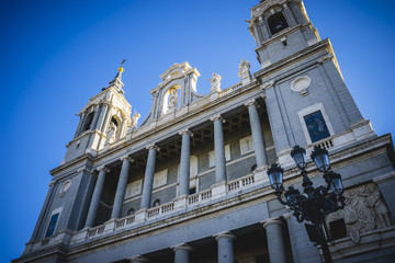 Almudena Cathedral, located in the area of the Habsburgs, classi