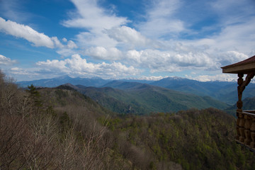 Majestic mountain landscapes of the Caucasian reserve