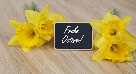 Naklejka premium Frohe Ostern!